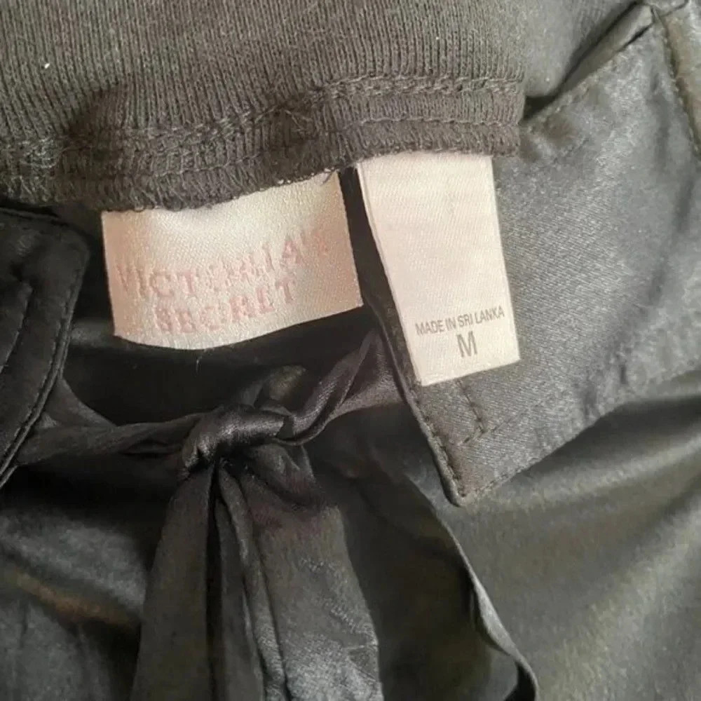 Victoria's Secret Black Silky Jogger Pants - Picture 7 of 12